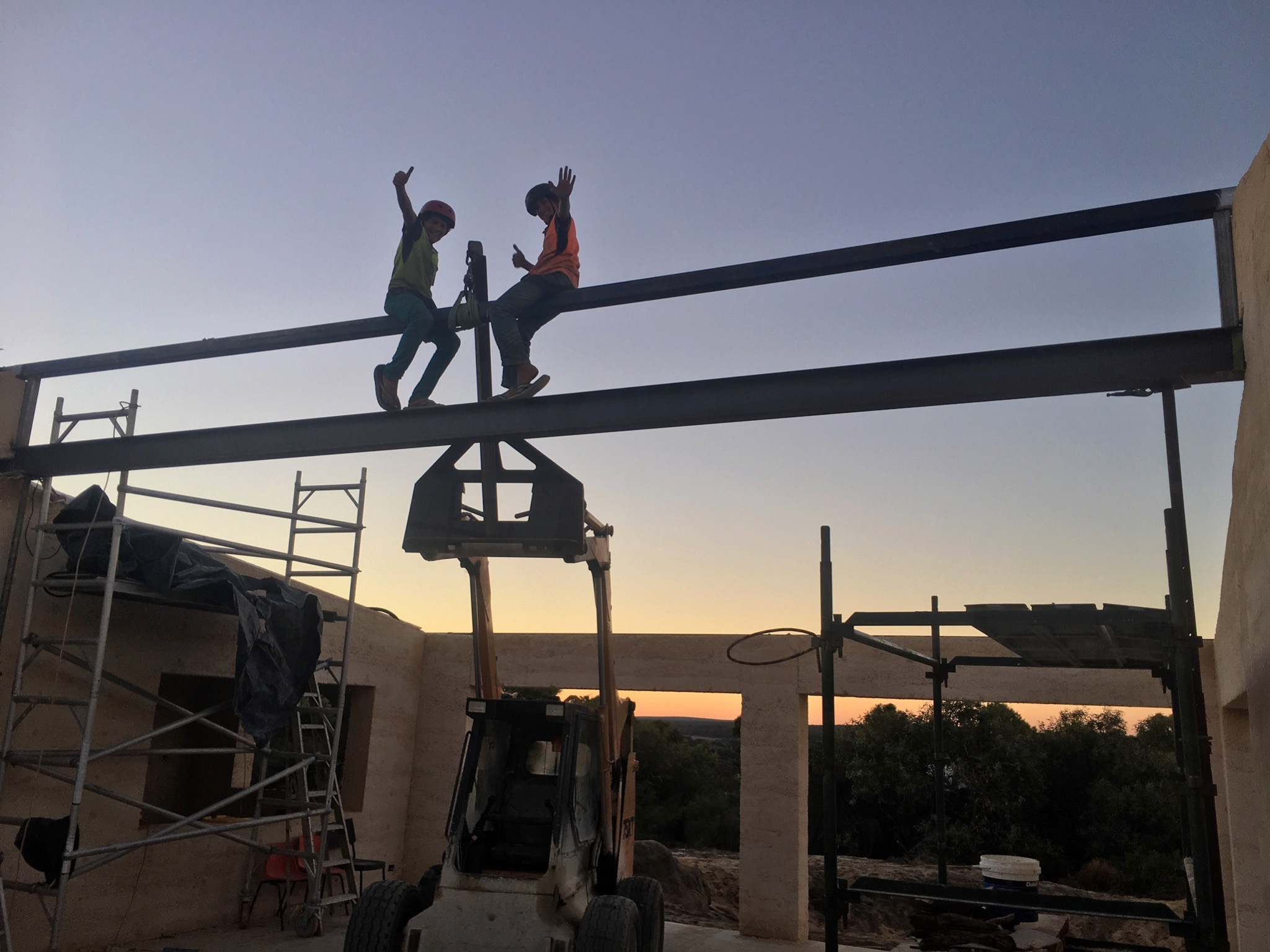 21 June 2017 Ready to start welding ribs in the Truss