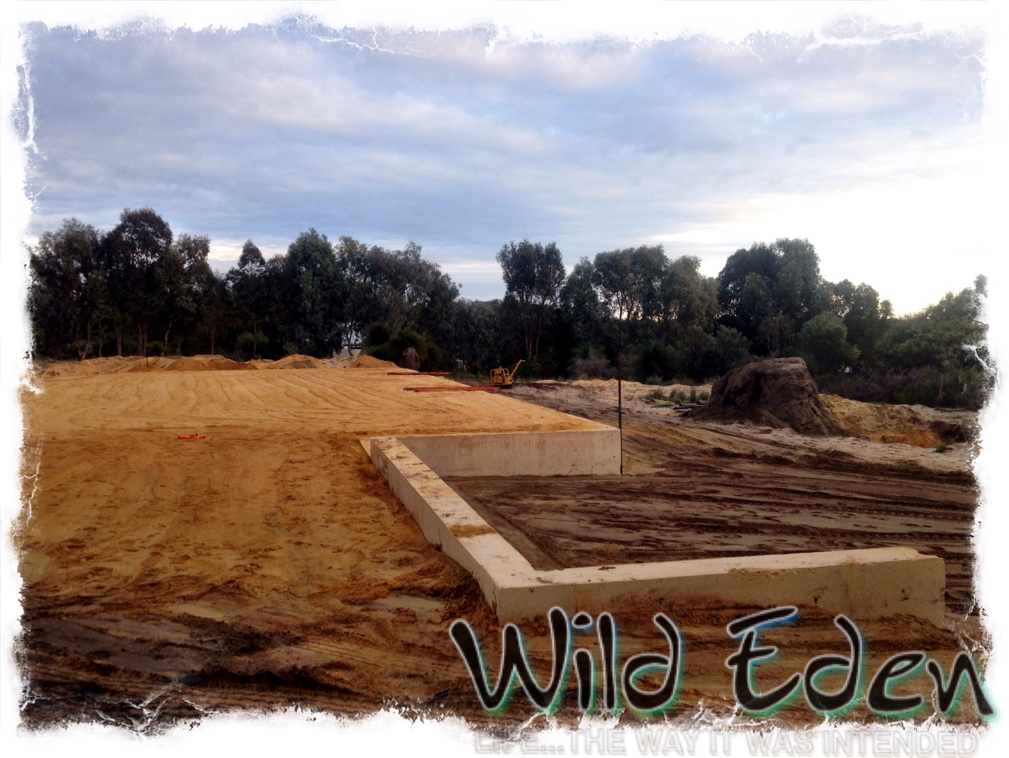 11 July 2014 House Pad nearly ready! 